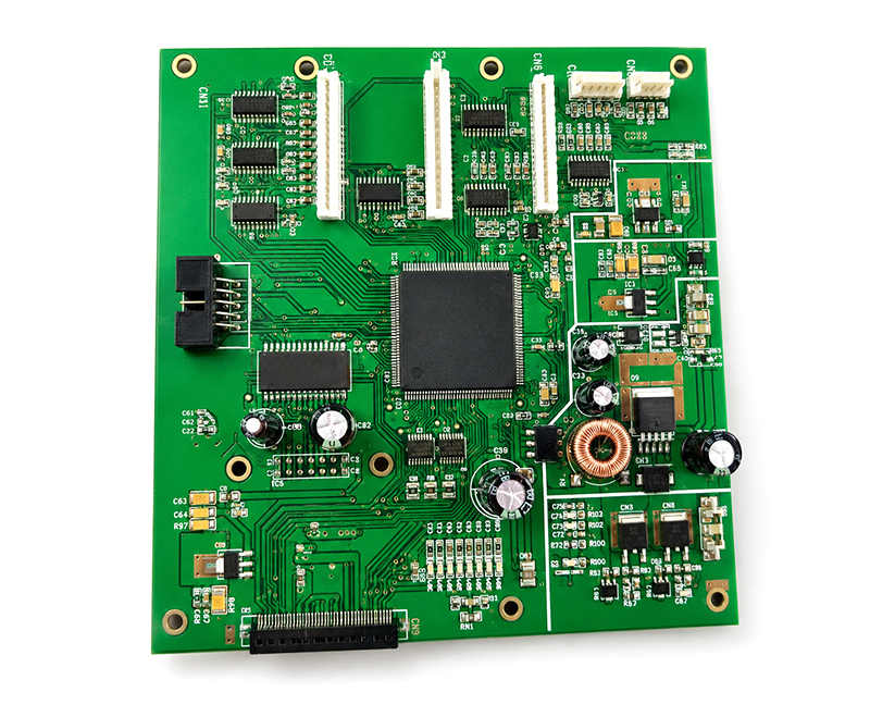 Industrial control PCBA assembly board with electronic components