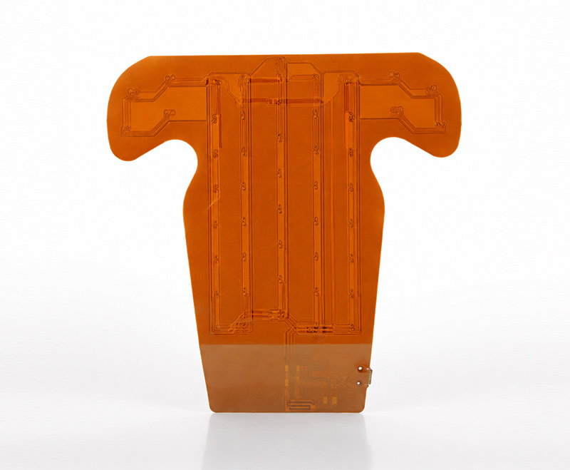 Orange flexible PCB and FPC circuit for compact electronic devices