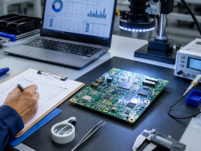 PCB corrective action support based on production and inspection data